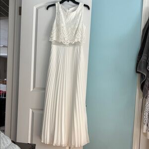 Cache Ivory Lace Maxi Dress